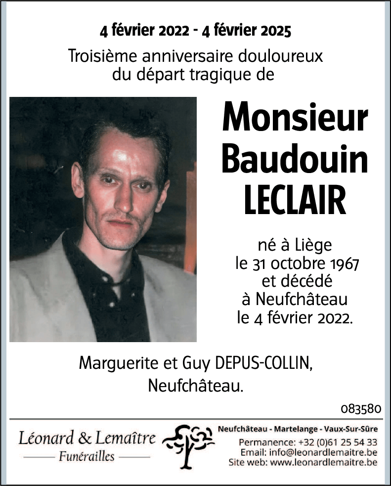 Baudouin LECLAIR