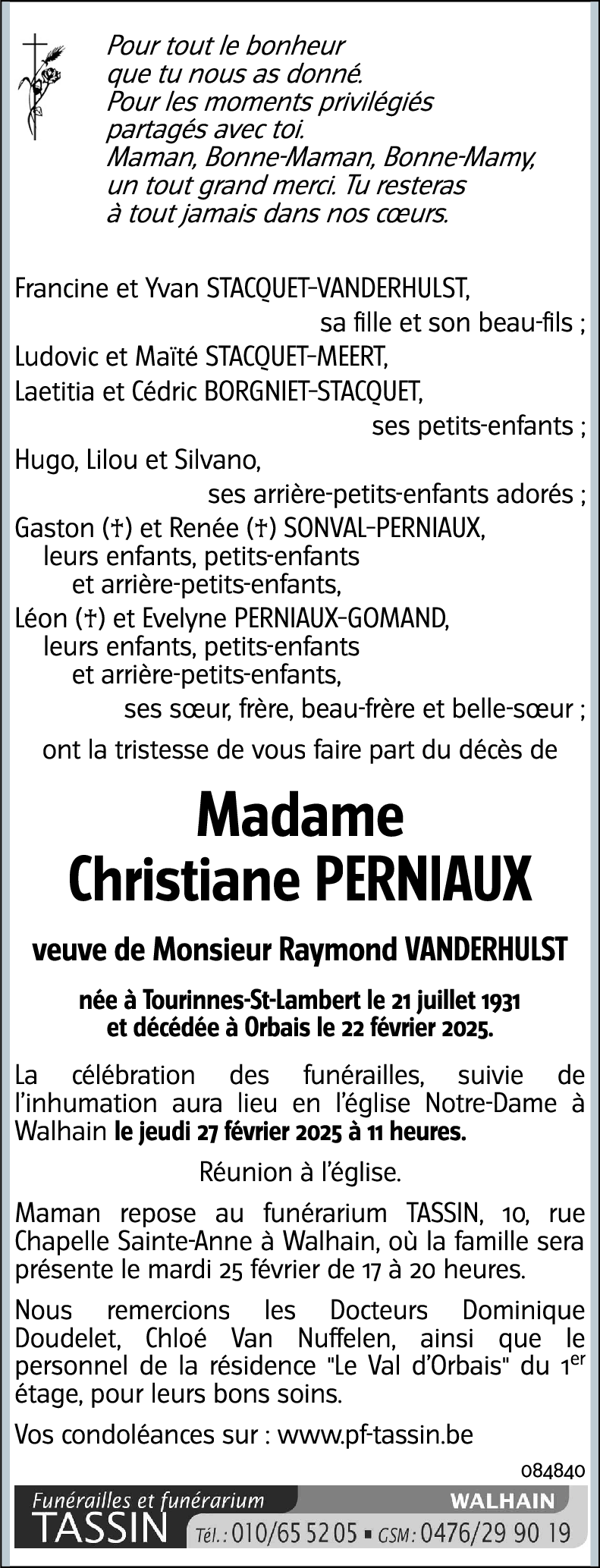 Christiane Perniaux