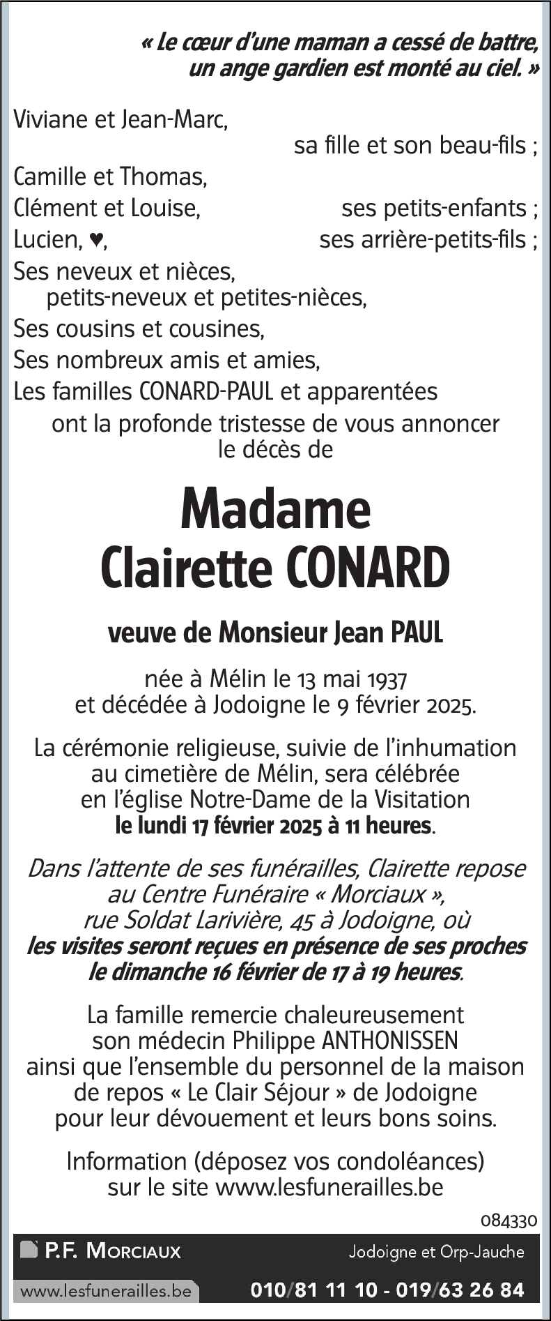 Clariette CONARD