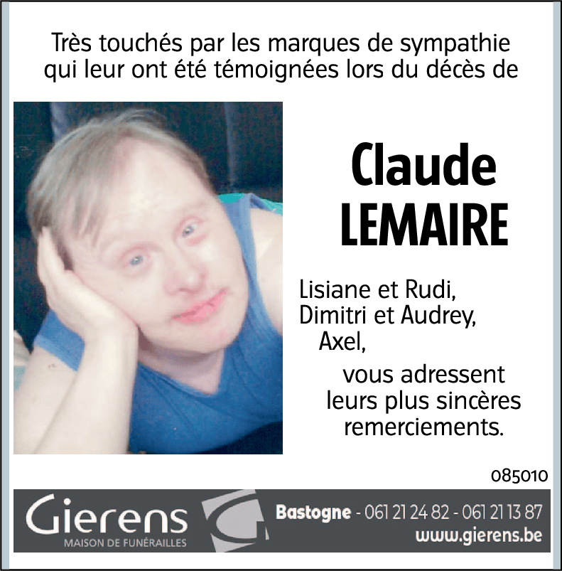 Claude LEMAIRE