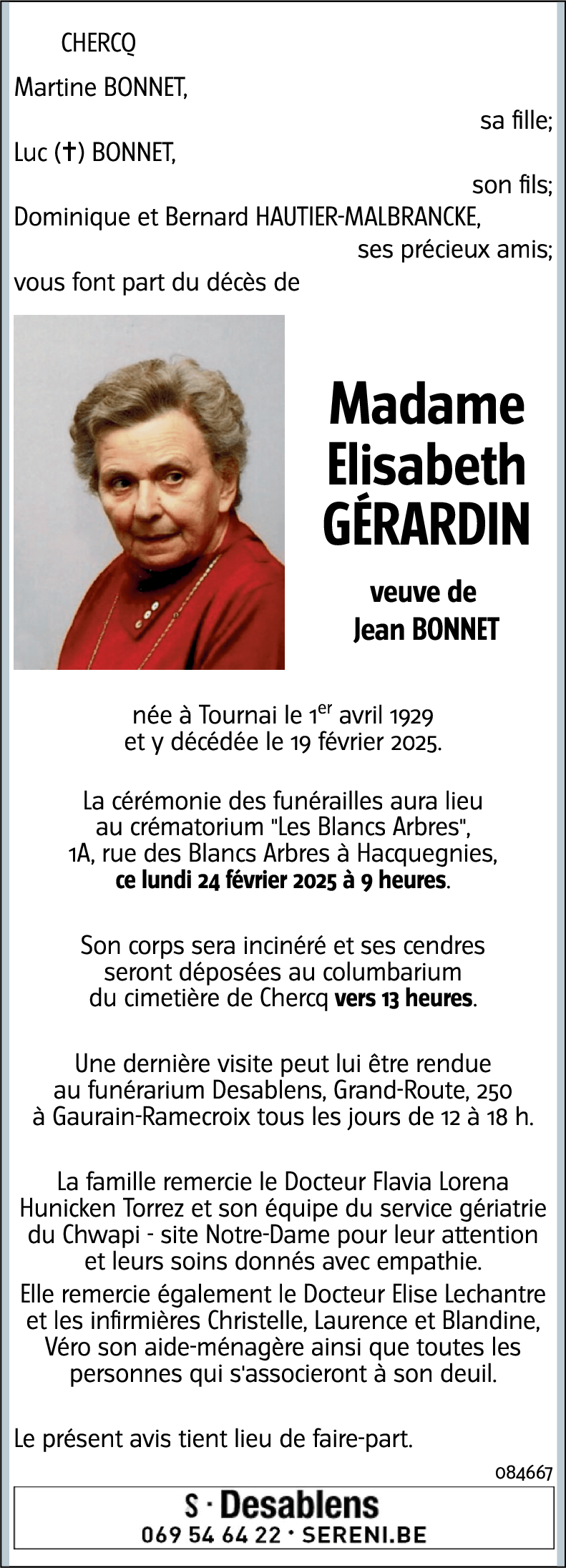 Elisabeth GÉRARDIN