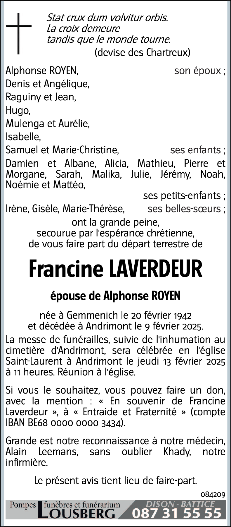 Francine LAVERDEUR