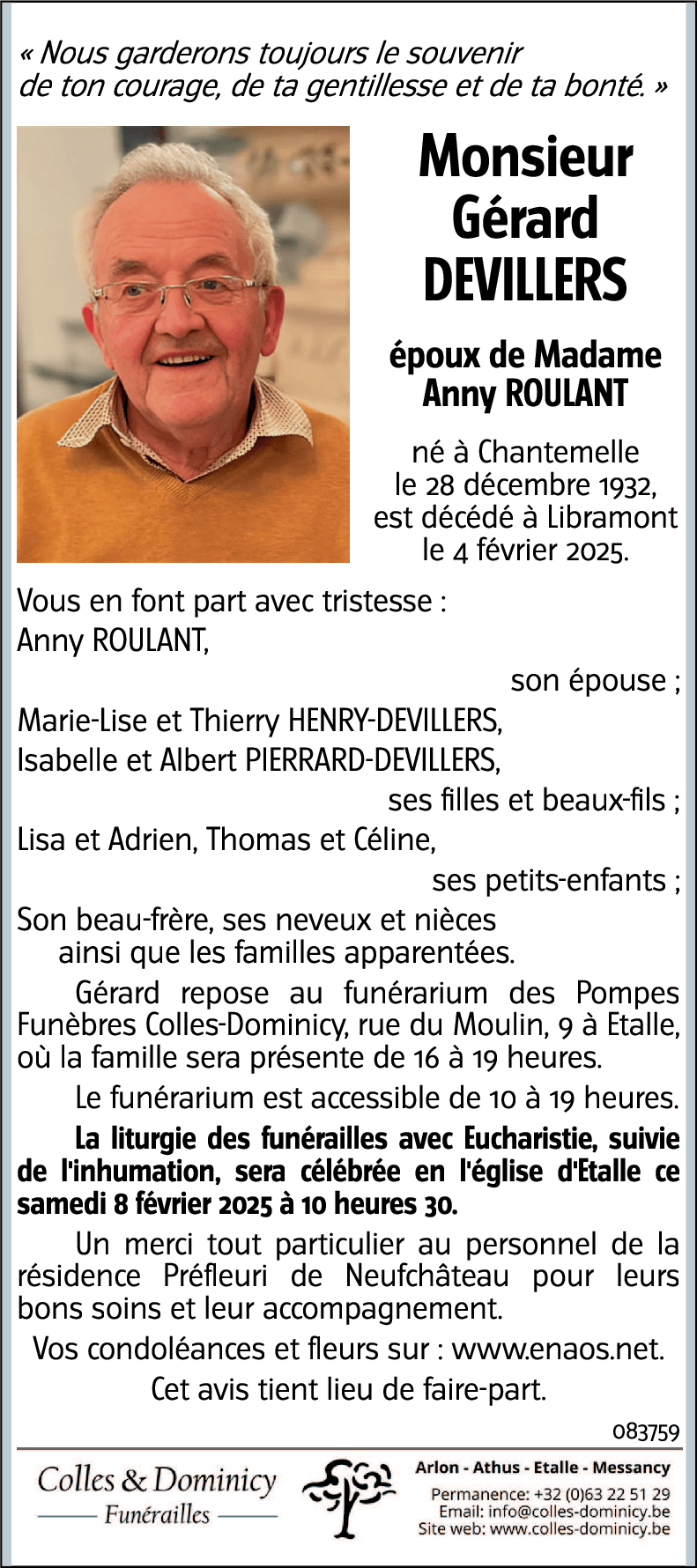 Gérard DEVILLERS