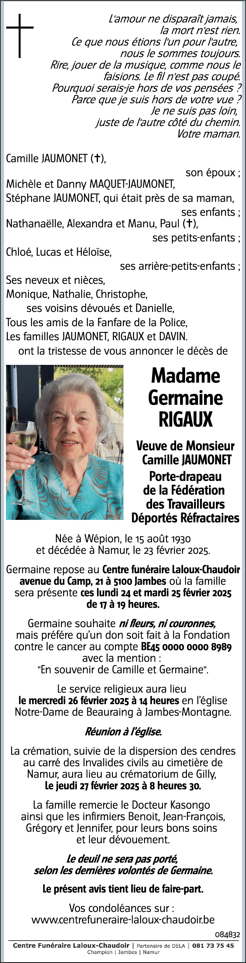 Germaine RIGAUX