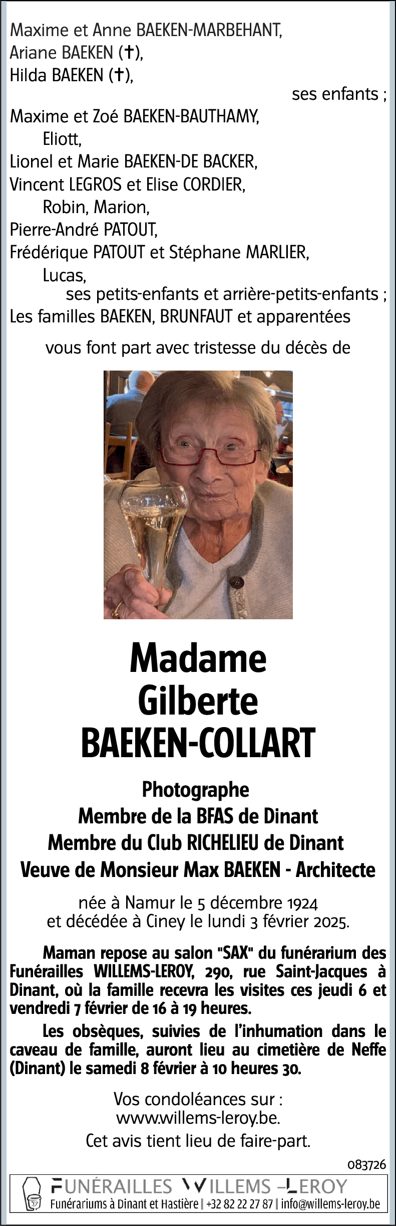 Gilberte COLLART
