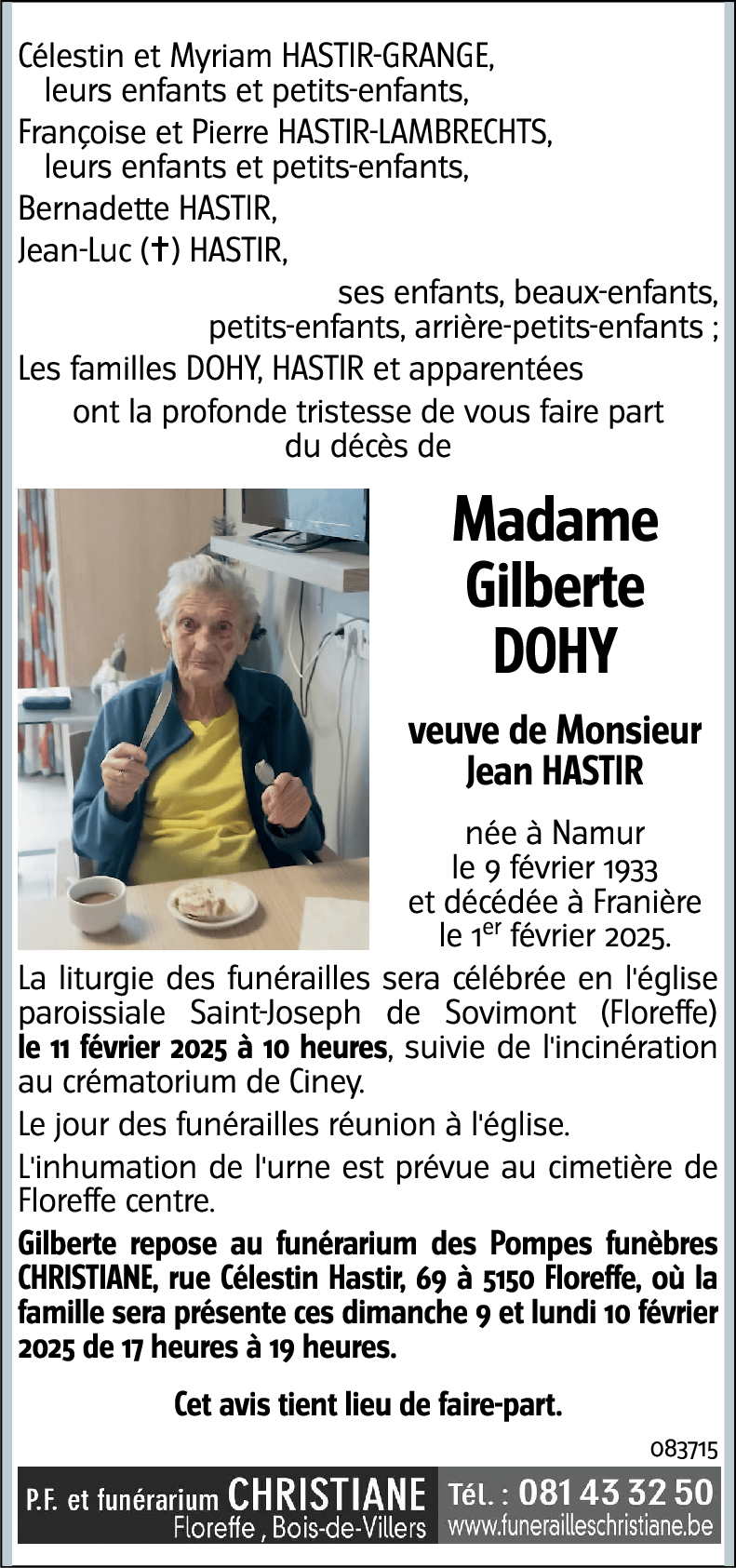 Gilberte DOHY