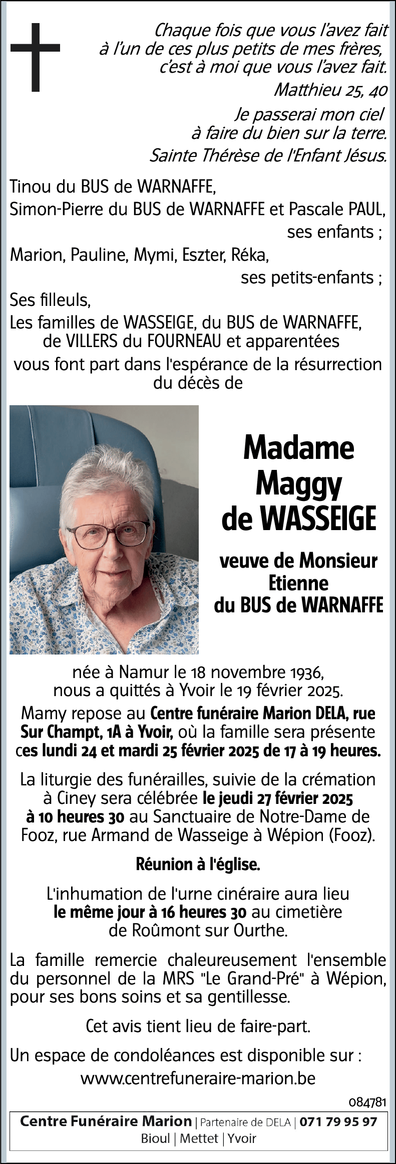 Maggy de WASSEIGE