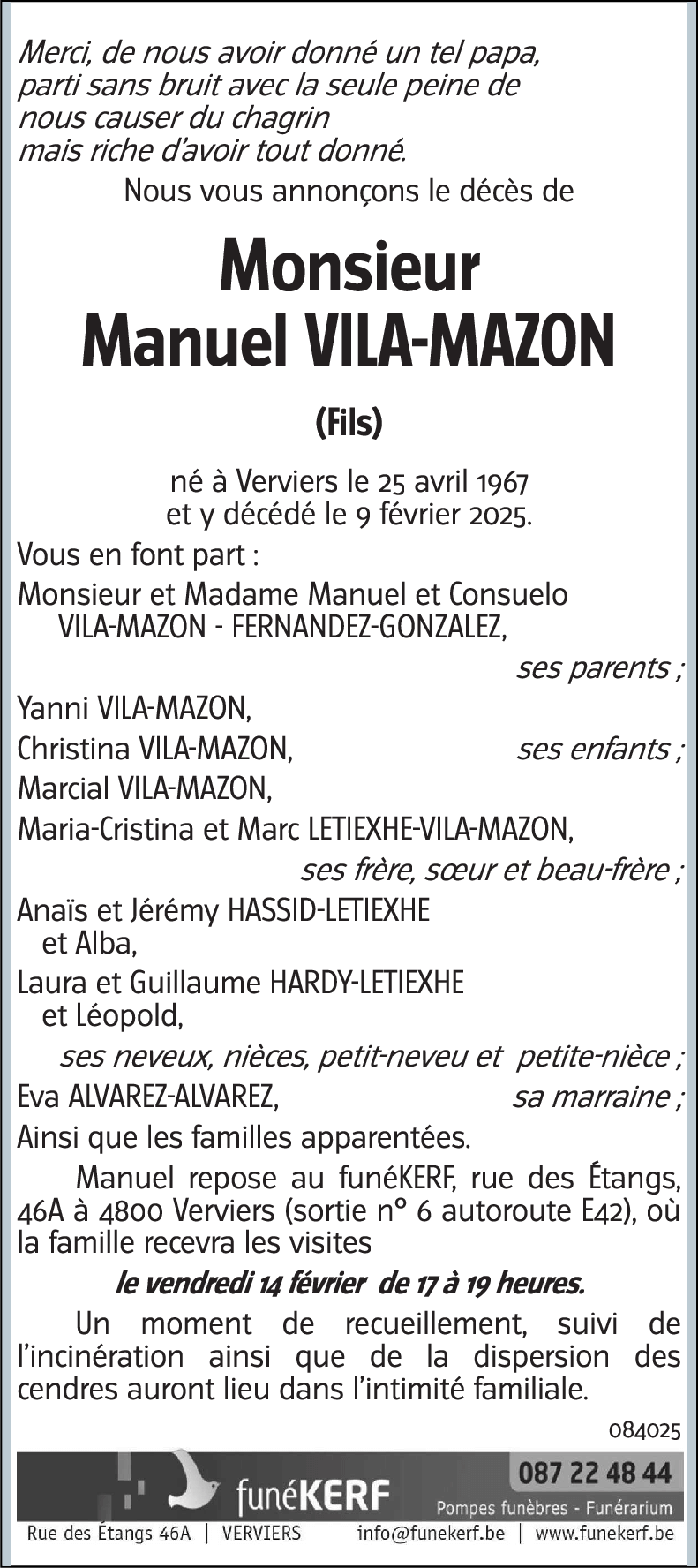 Manuel VILA-MAZON