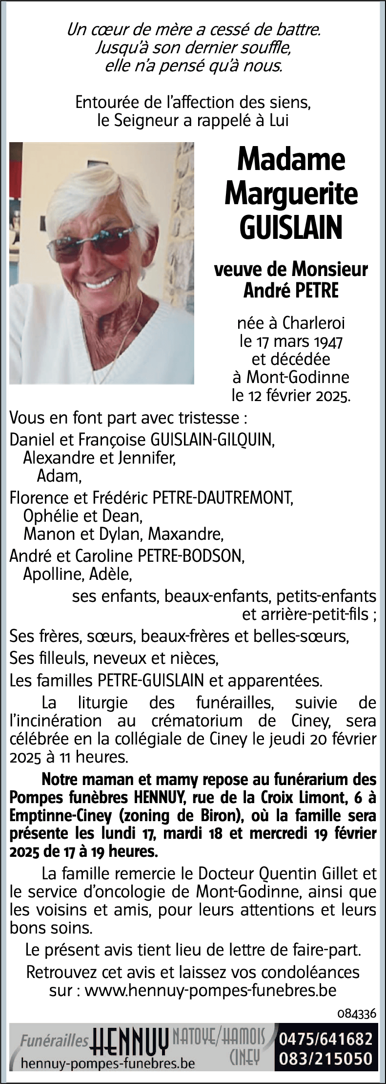 Marguerite GUISLAIN