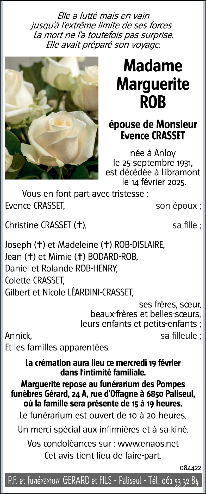 Marguerite ROB