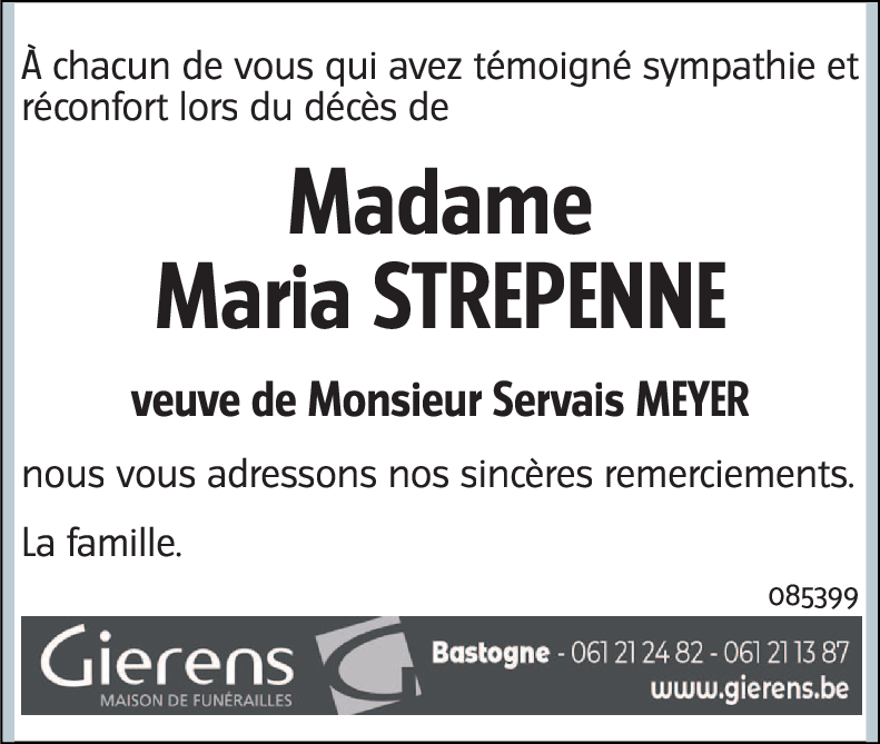 Maria STREPENNE
