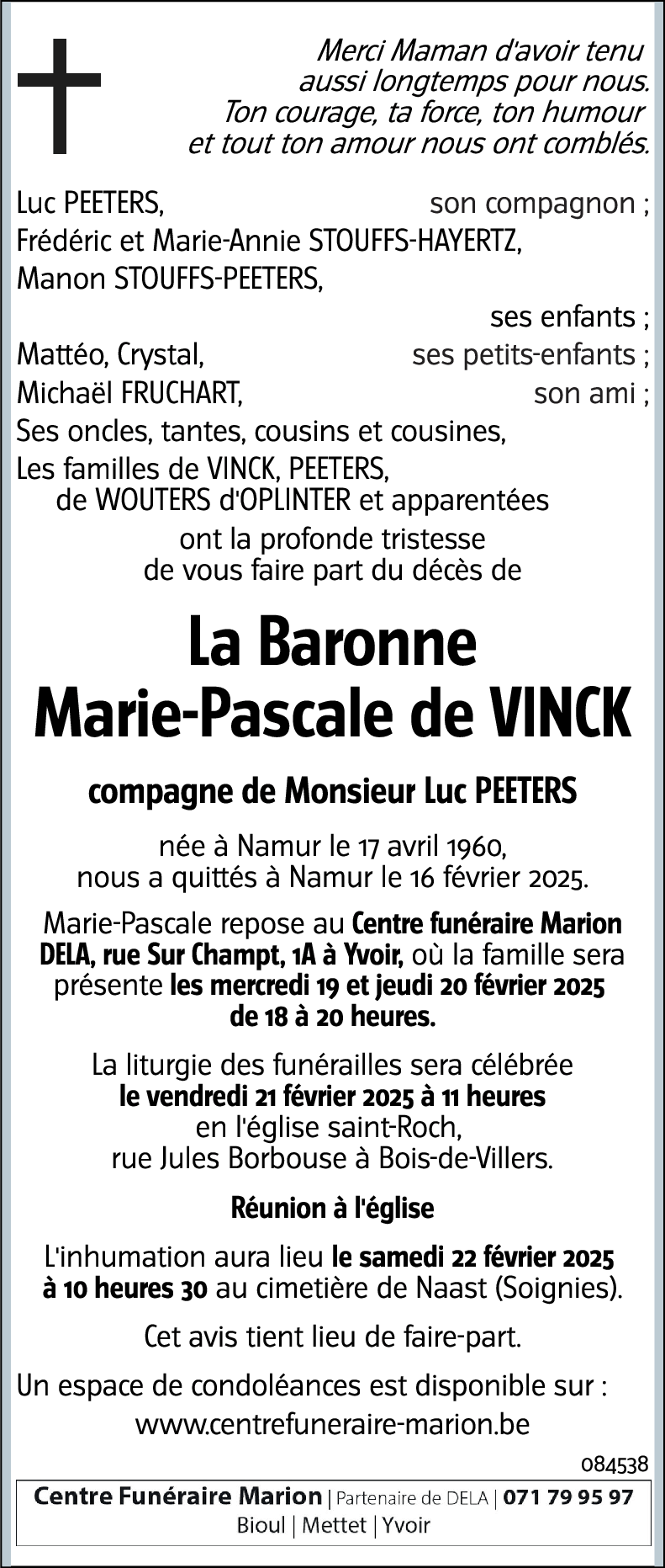 Marie-Pascale de VINCK