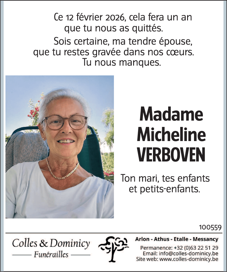Micheline VERBOVEN