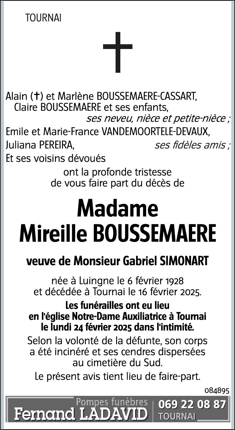 Mireille BOUSSEMAERE
