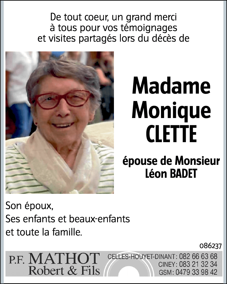 Monique CLETTE