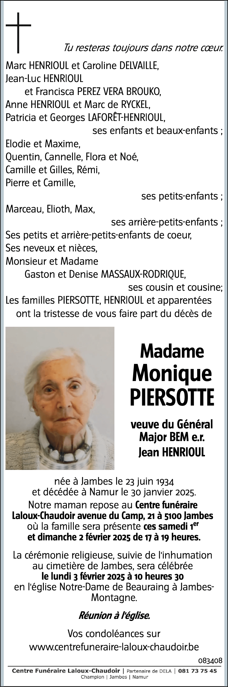 Monique PIERSOTTE