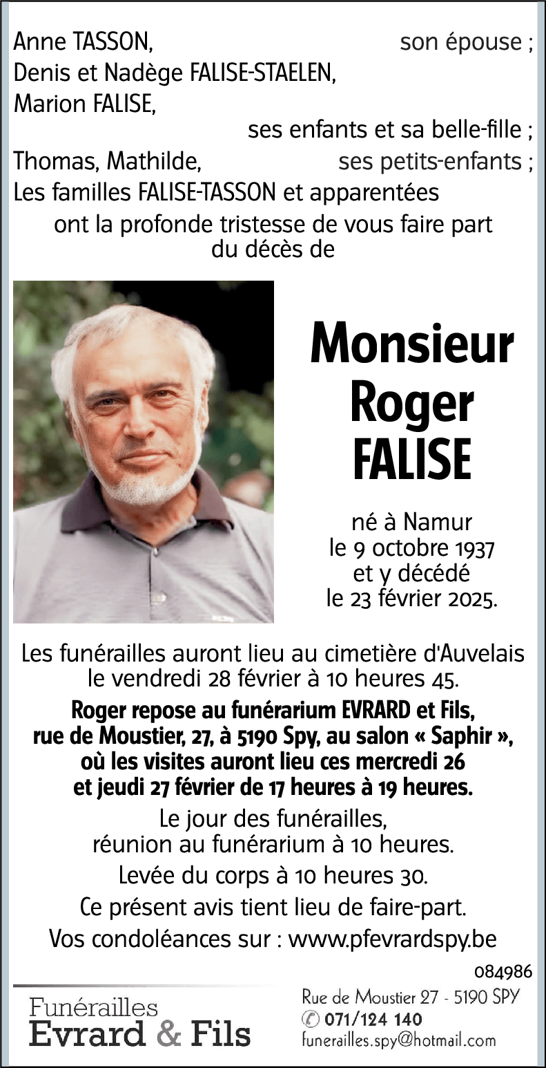 Roger FALISE