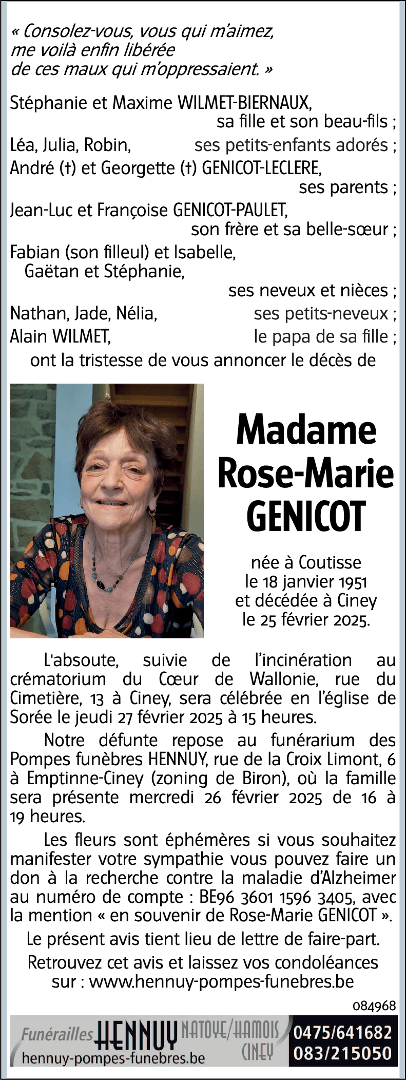 Rose-Marie GENICOT