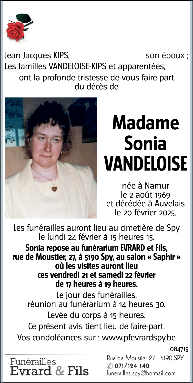 Sonia VANDELOISE