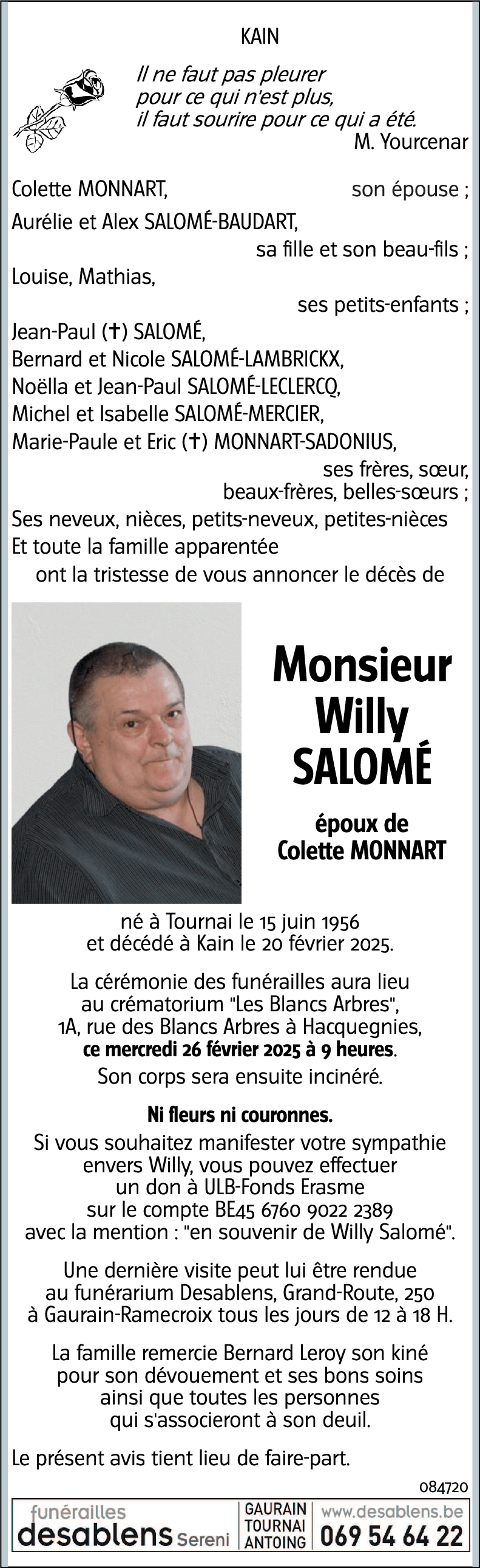 Willy SALOMÉ
