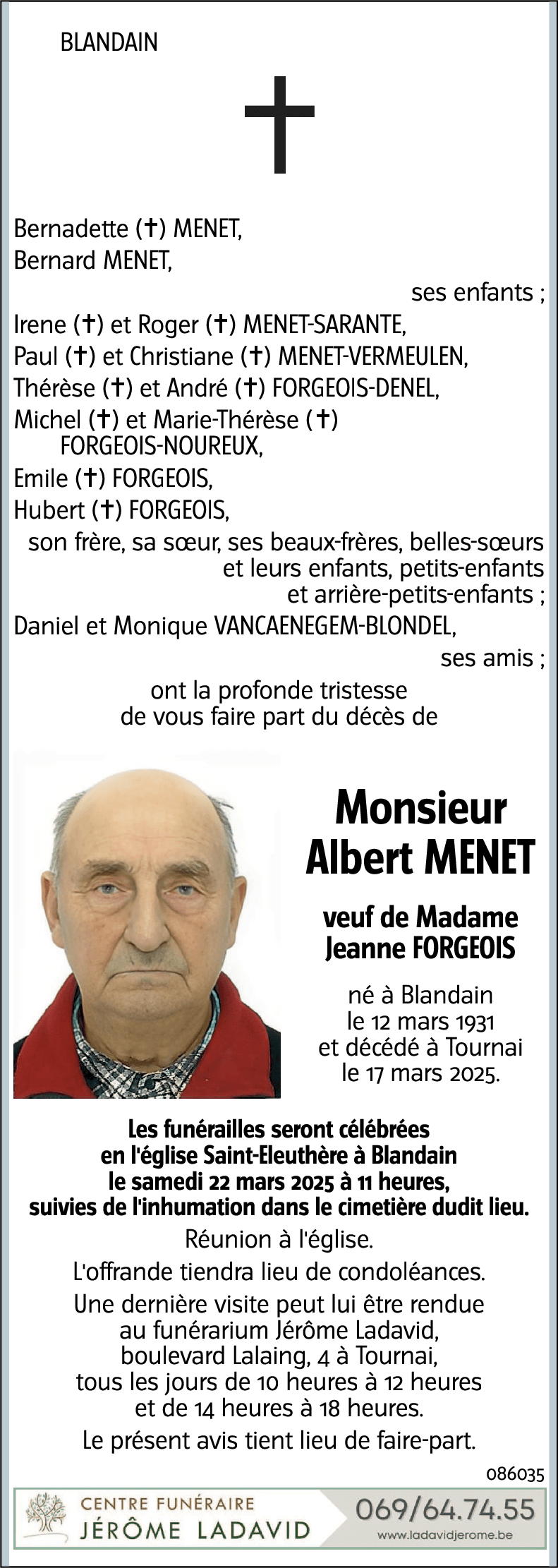 Albert MENET