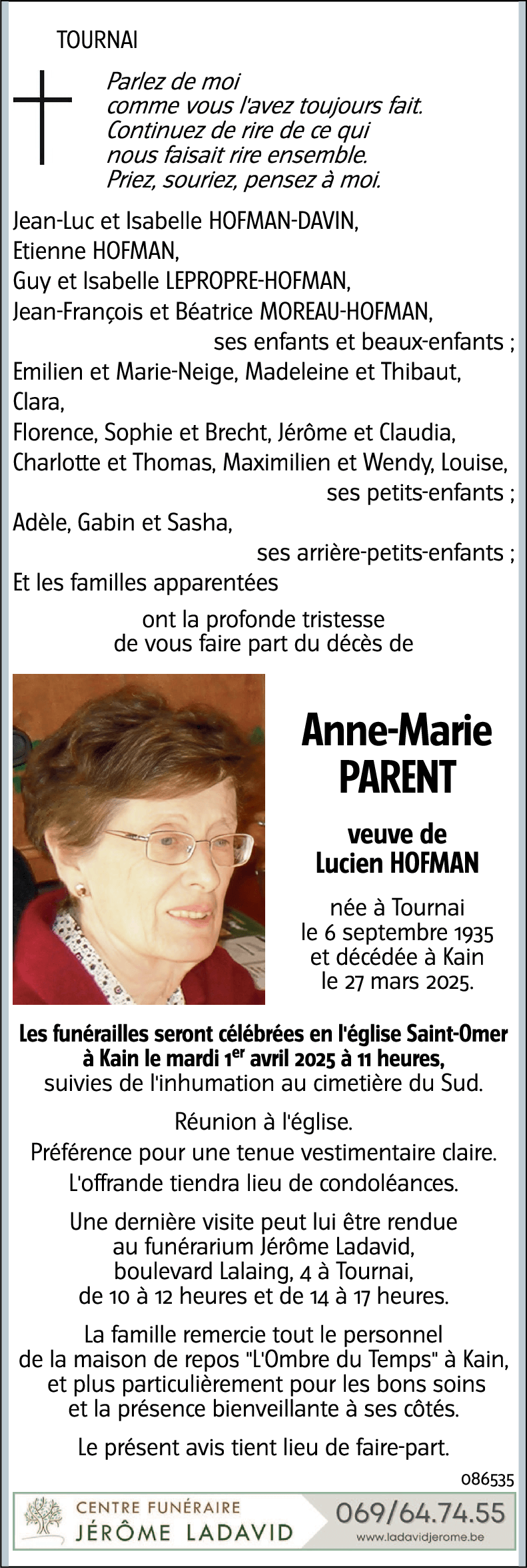Anne-Marie PARENT