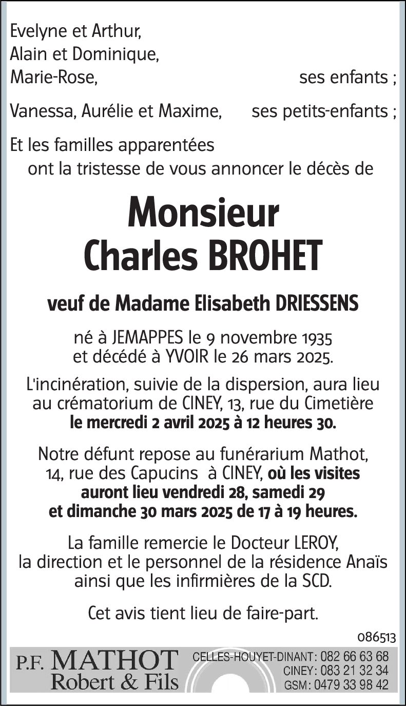 Charles BROHET
