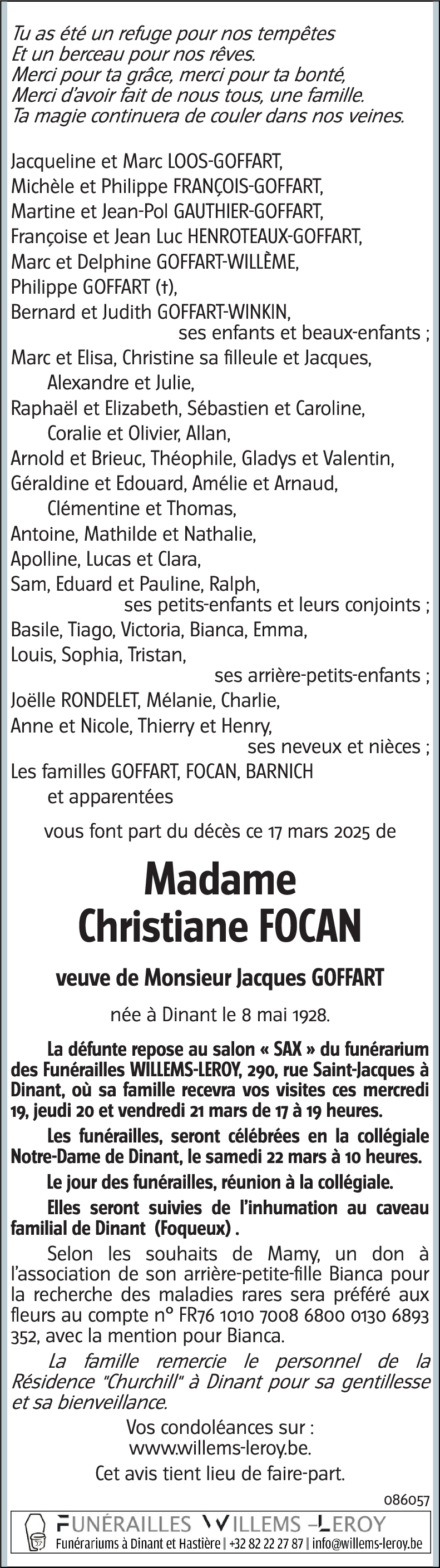 Christiane FOCAN