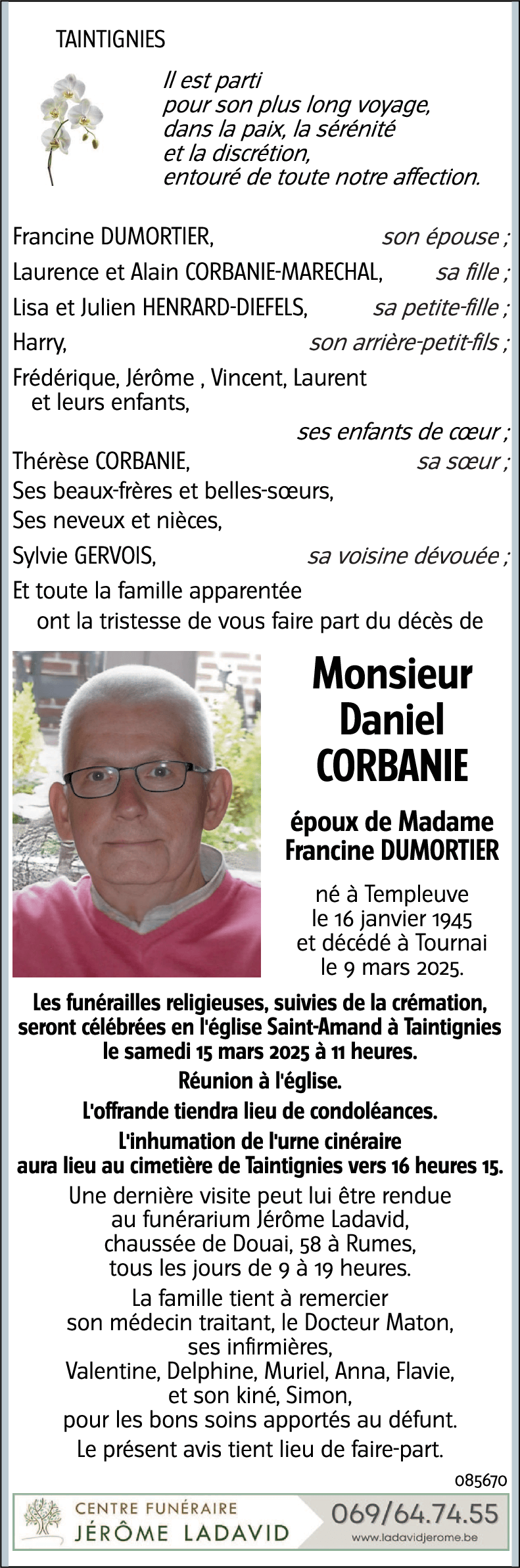 Daniel CORBANIE