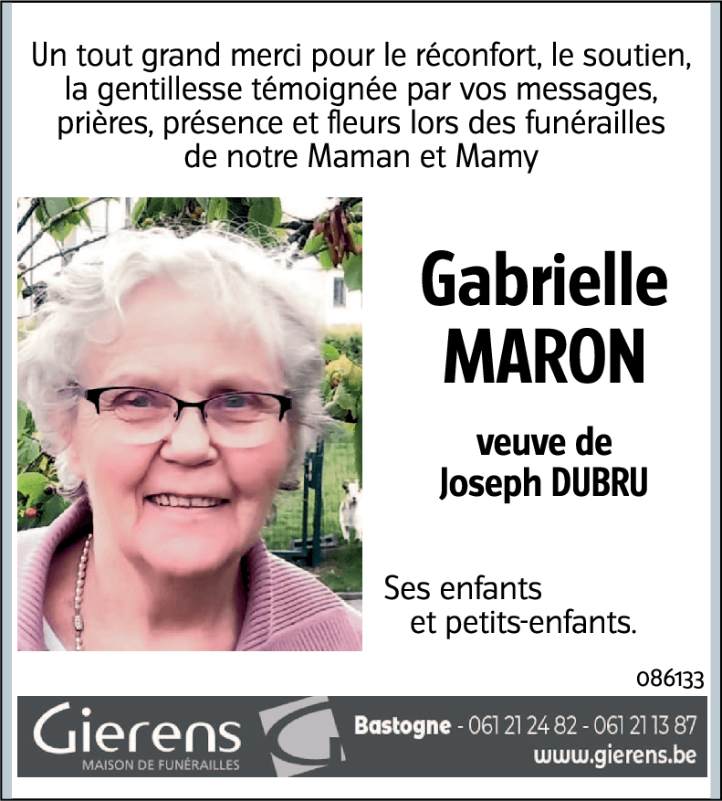 Gabrielle MARON