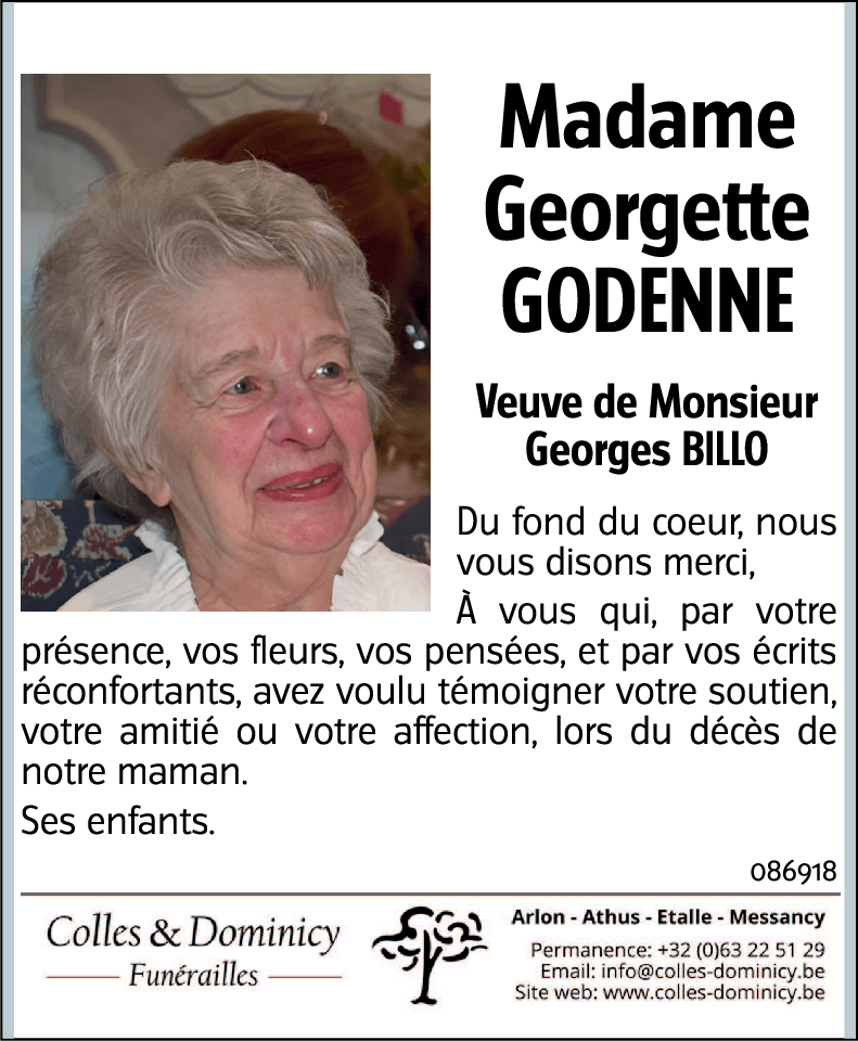 Georgette GODENNE