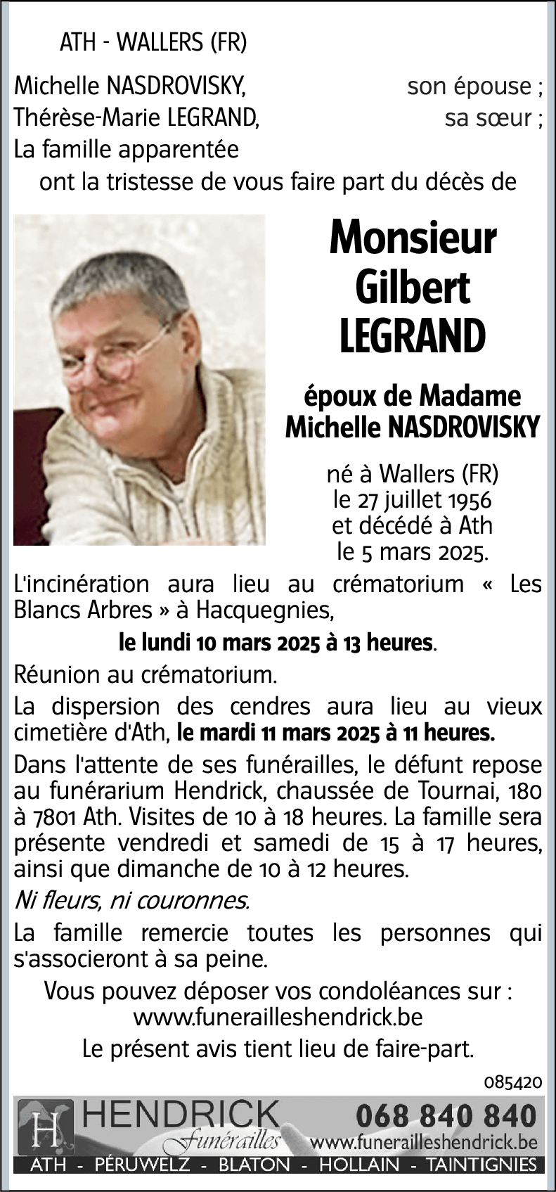 GILBERT LEGRAND