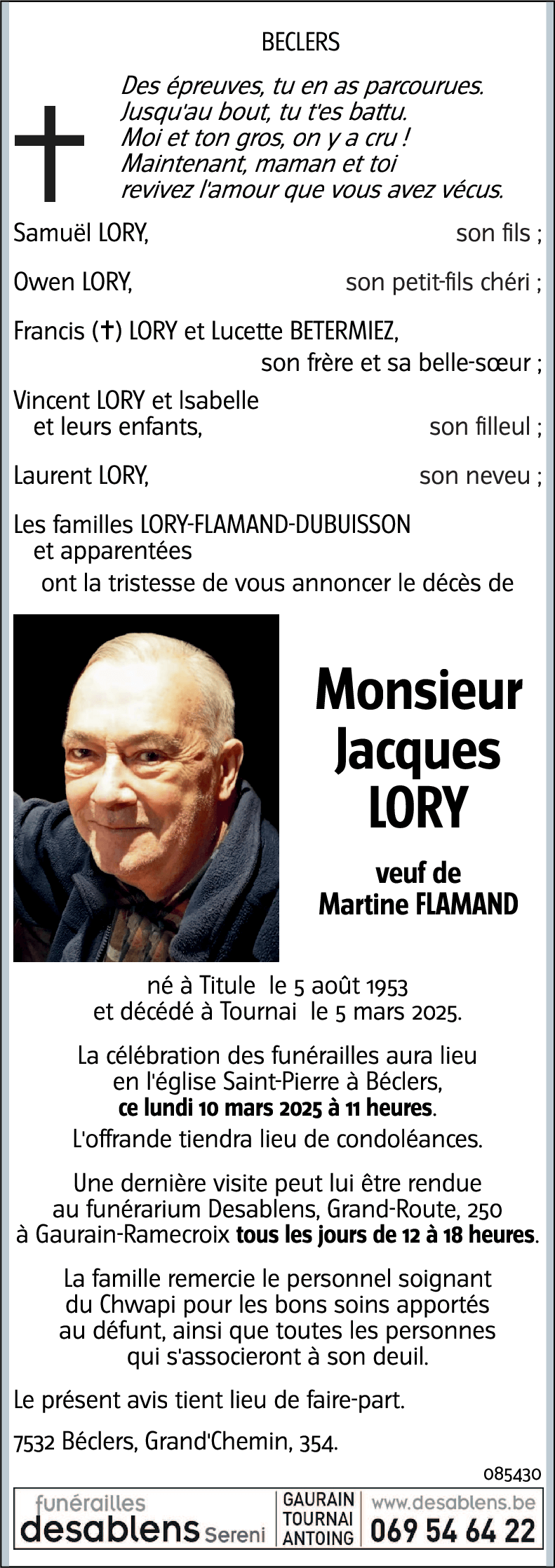 Jacques LORY