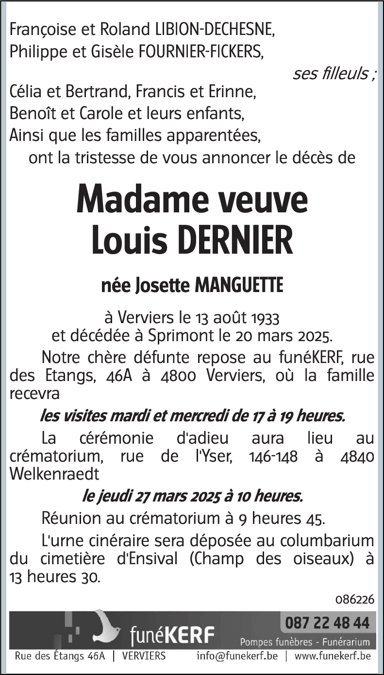 Josette MANGUETTE