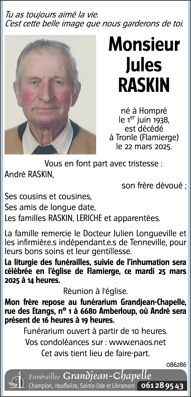 Jules RASKIN