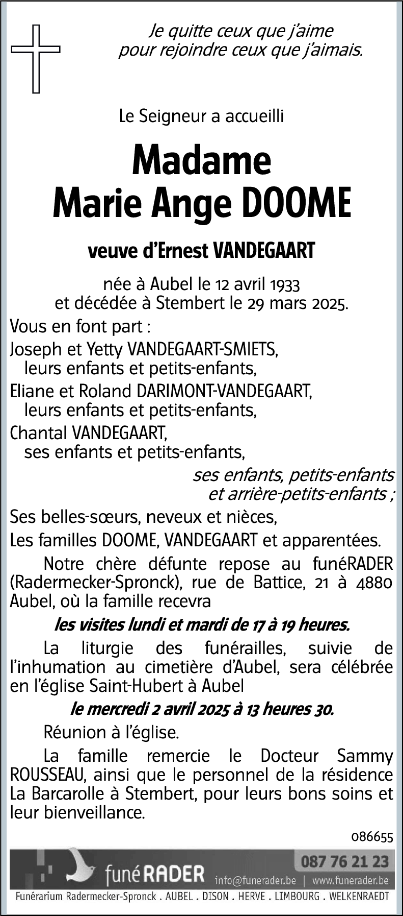 Marie Ange DOOME