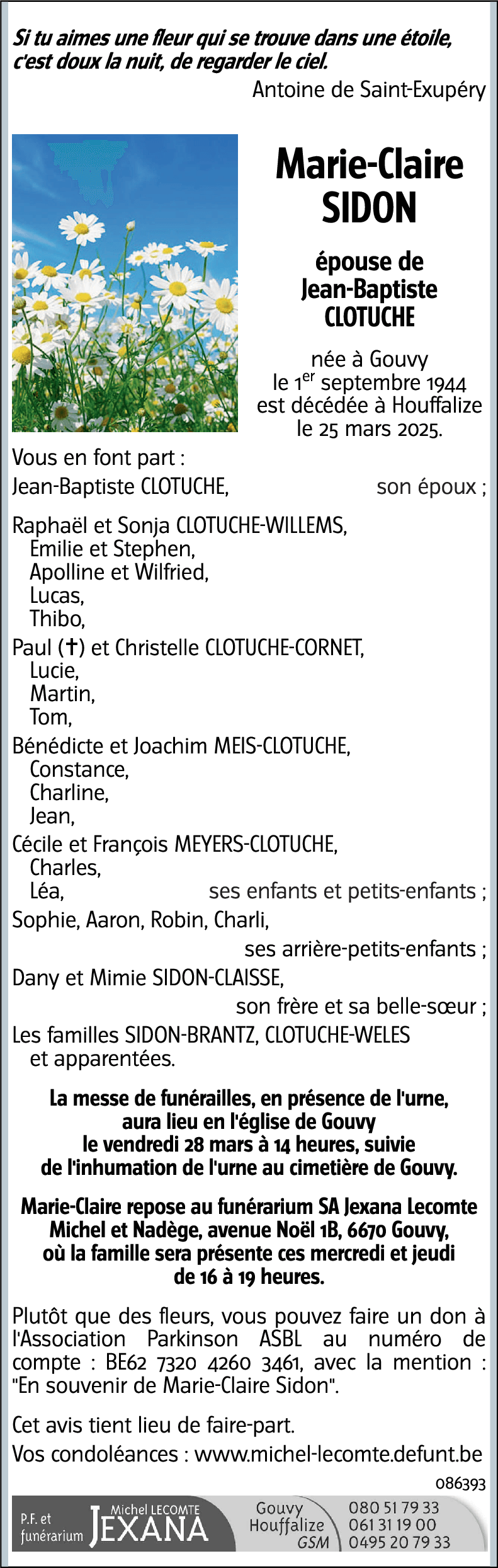 Marie Claire Sidon