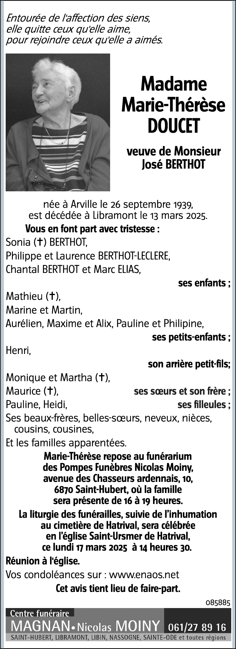 Marie-Thérèse DOUCET