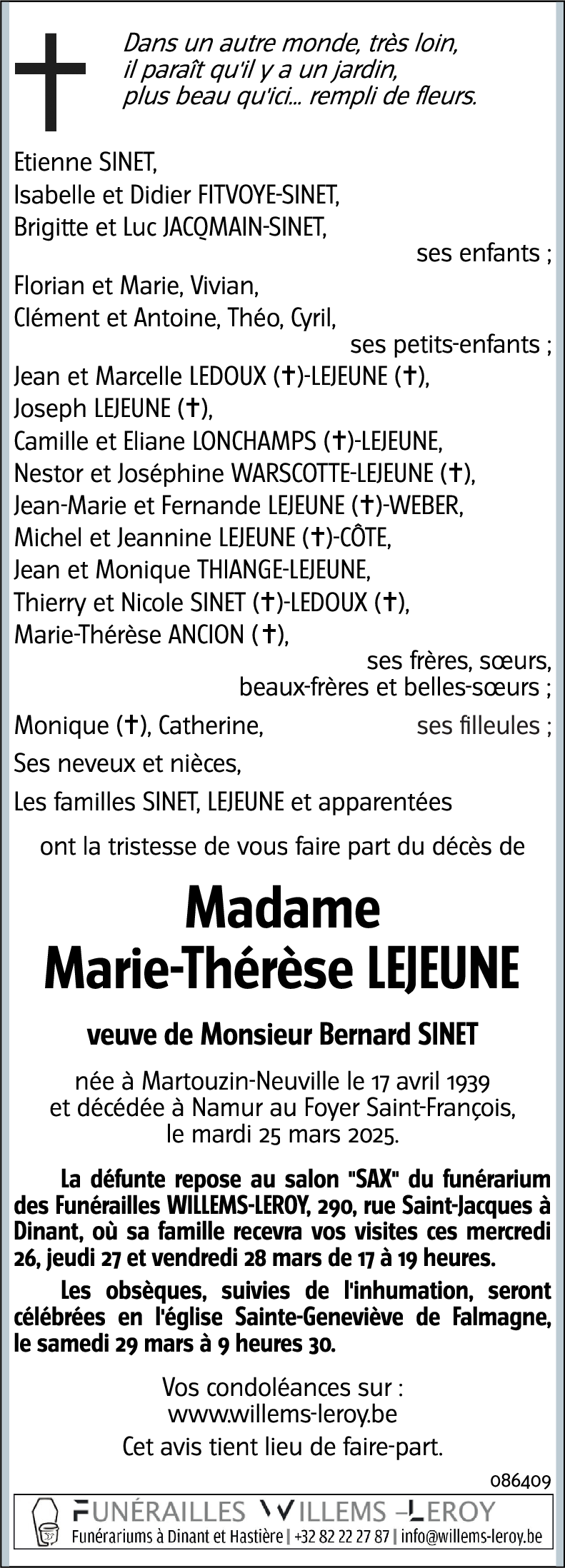 Marie-Thérèse LEJEUNE
