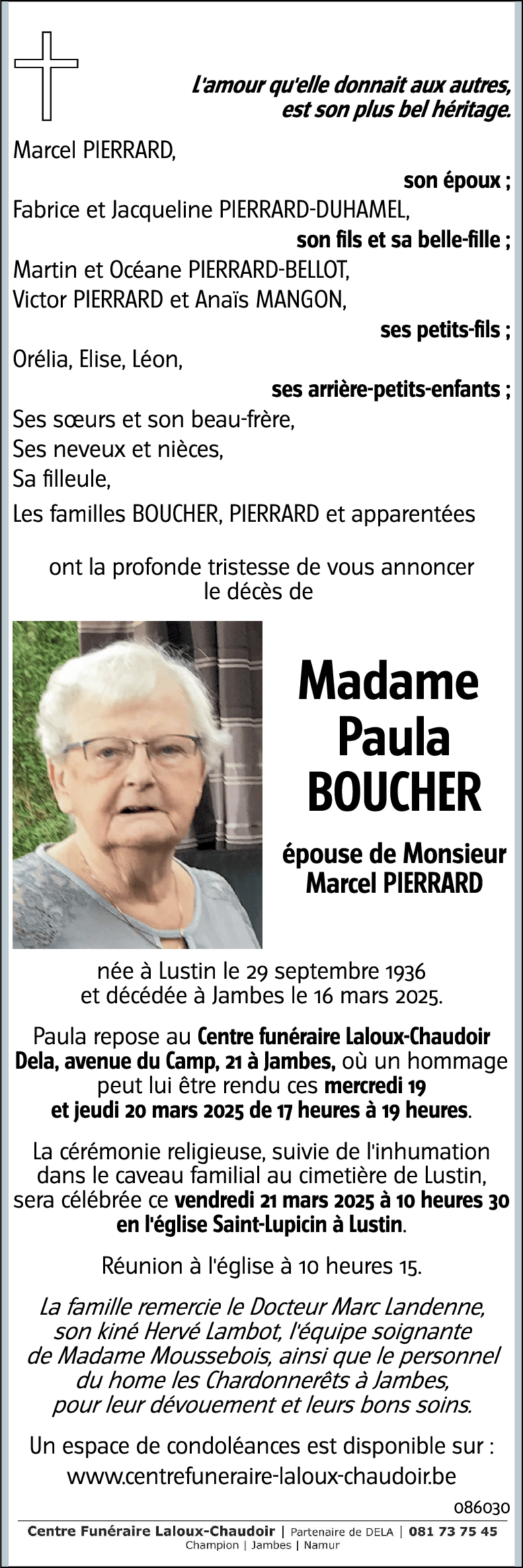 Paula BOUCHER