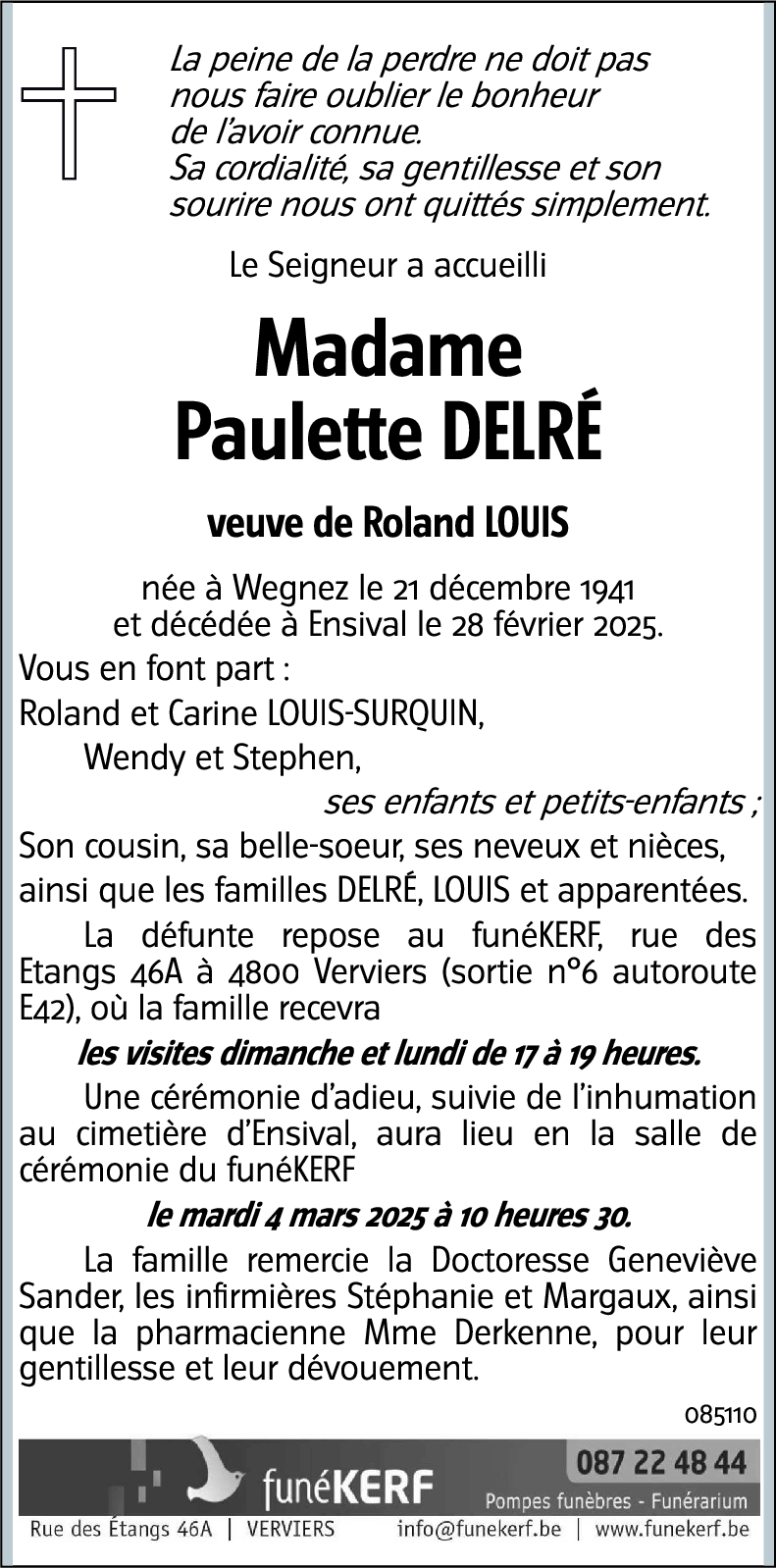 Paulette DELRE