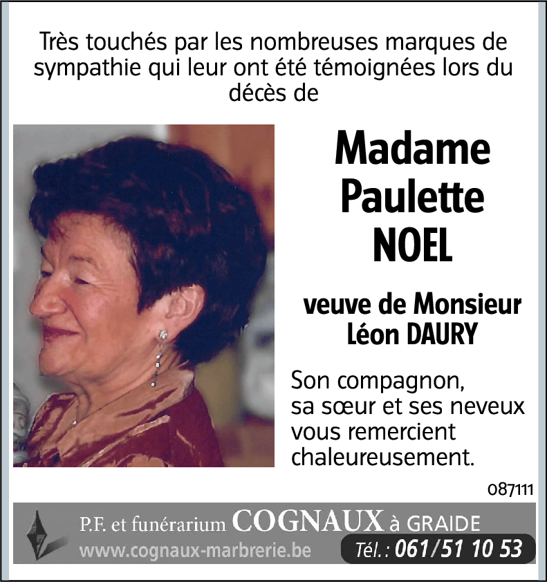 Paulette NOEL