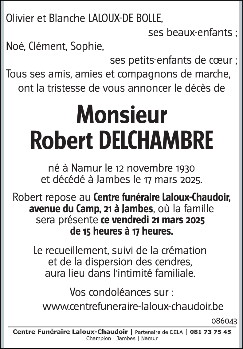 Robert DELCHAMBRE