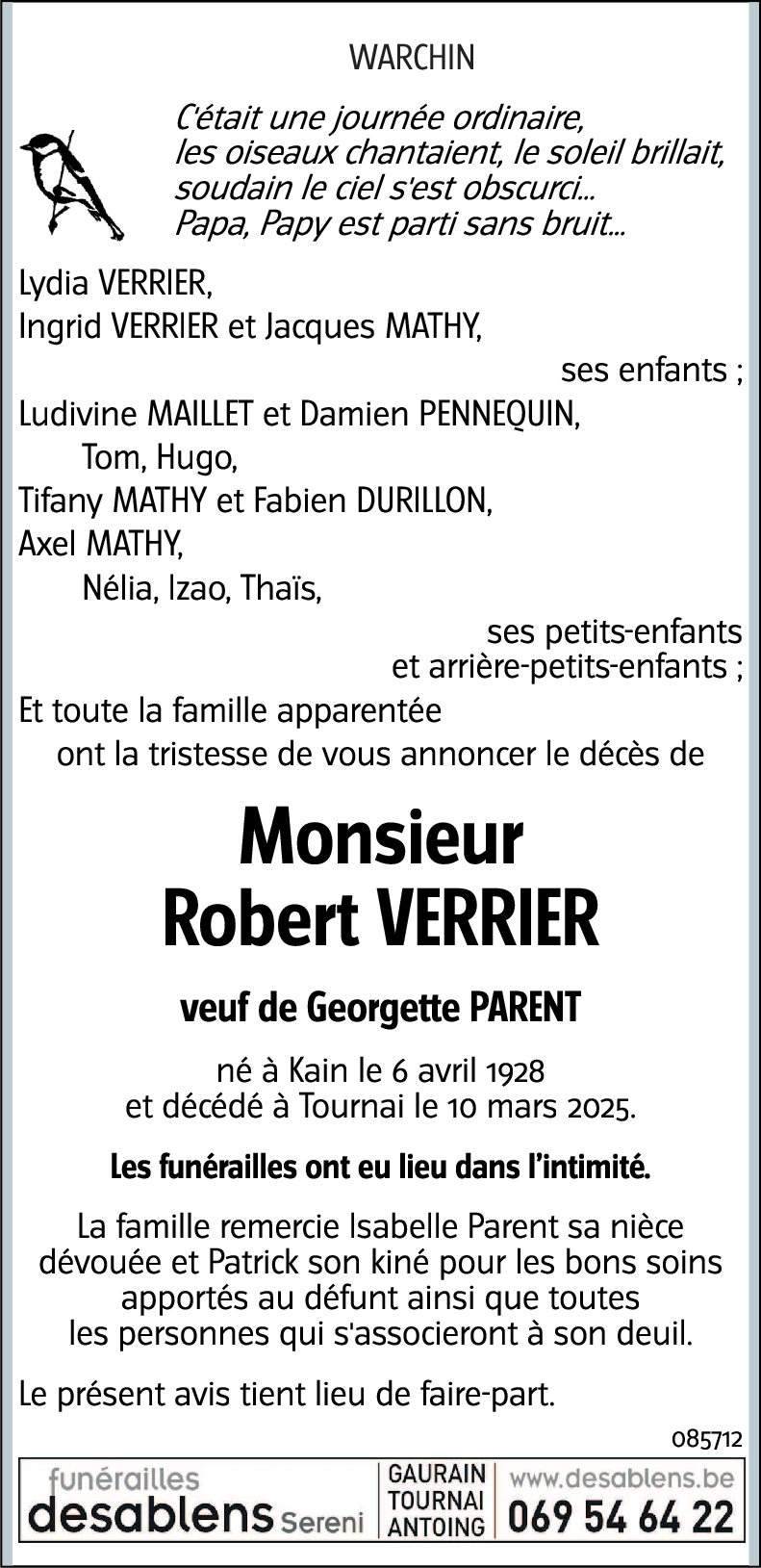 Robert VERRIER