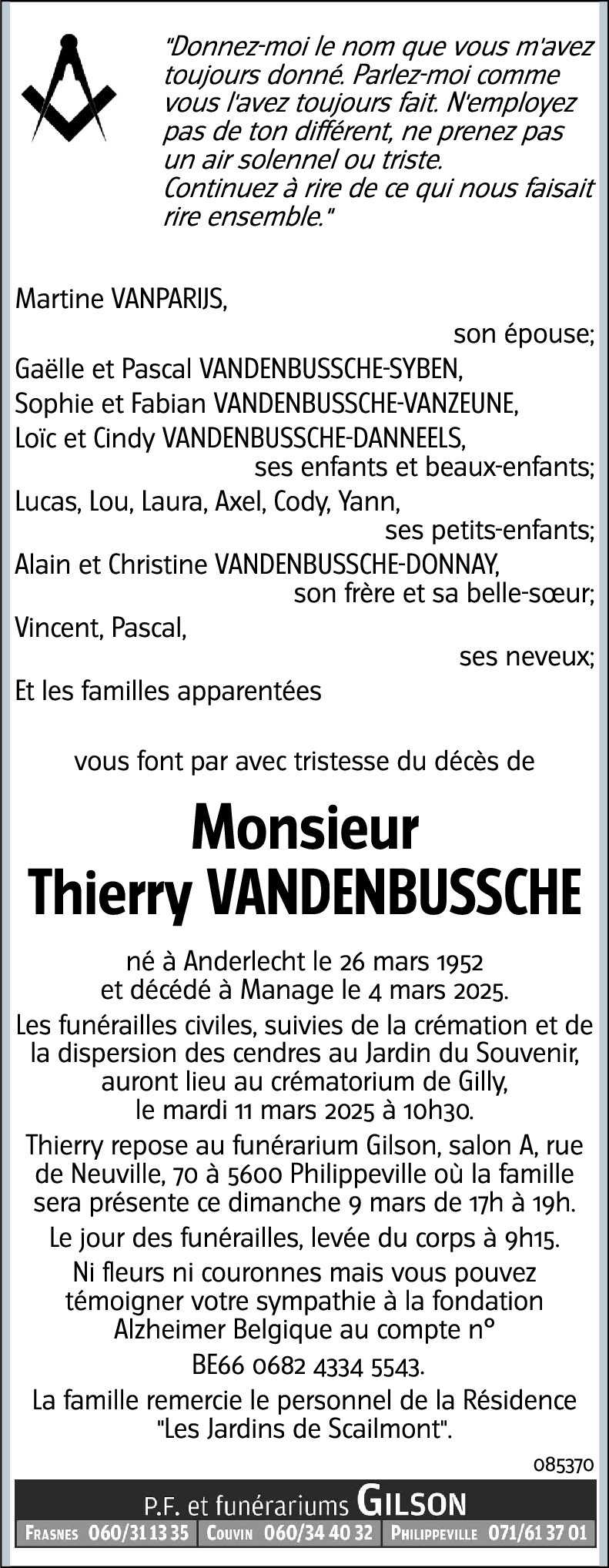 Thierry VANDENBUSSCHE