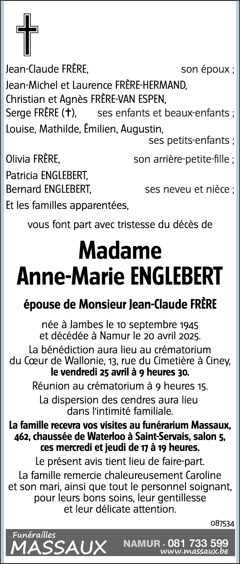 Anne-Marie ENGLEBERT