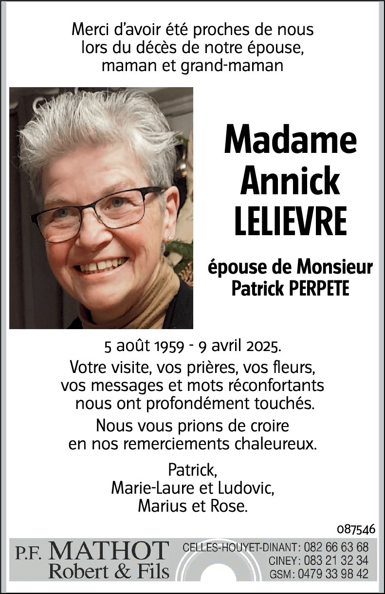 Annick LELIEVRE