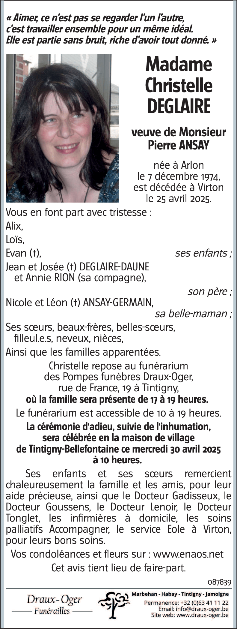 Christelle DEGLAIRE