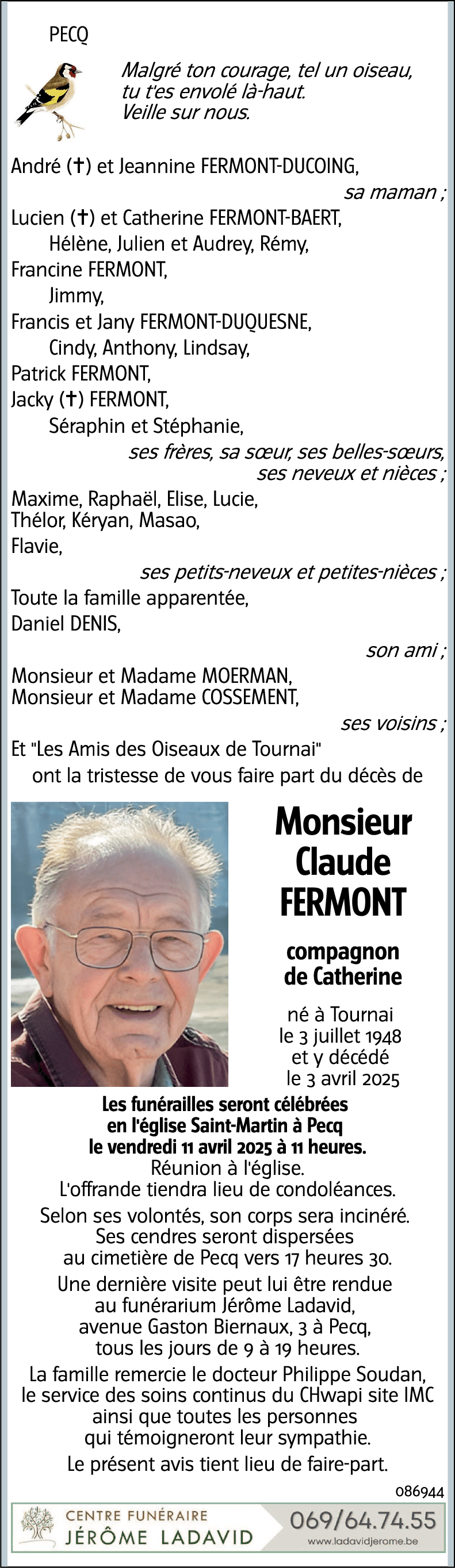 Claude FERMONT