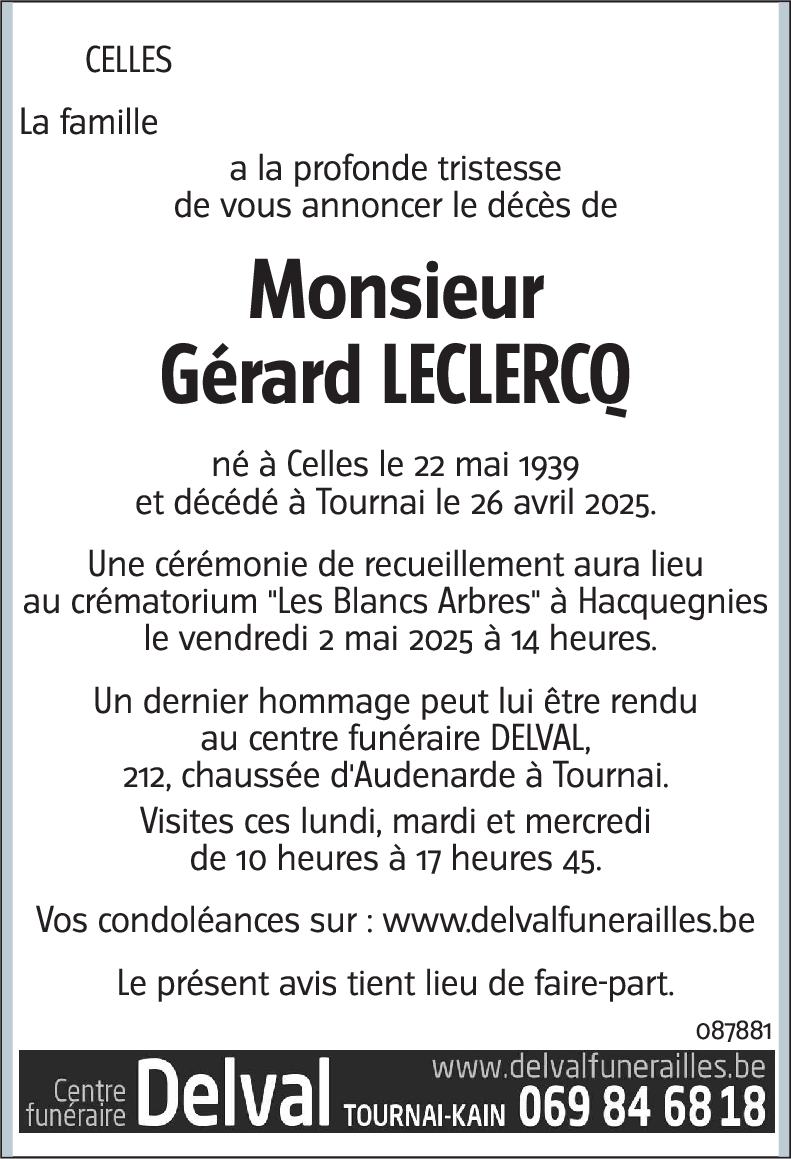 Gérard LECLERCQ